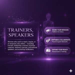 Trainers,  Coaches, Speakers